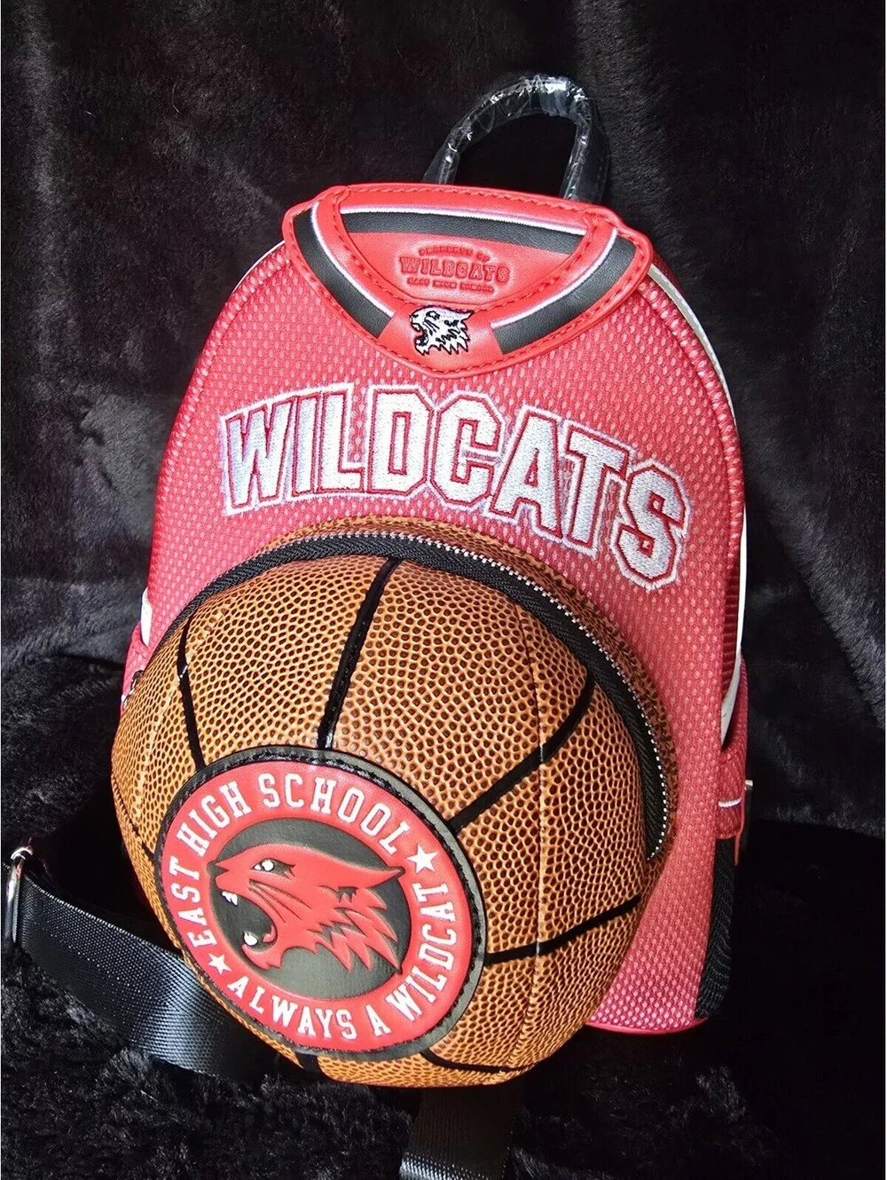 Loungefly Disney High School Musical Wildcats Mini Faux Leather Zip Backpack